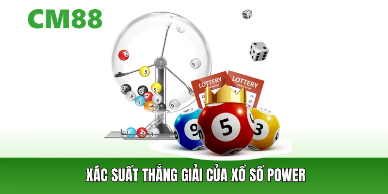 Xác suất thắng giải của xổ số Power