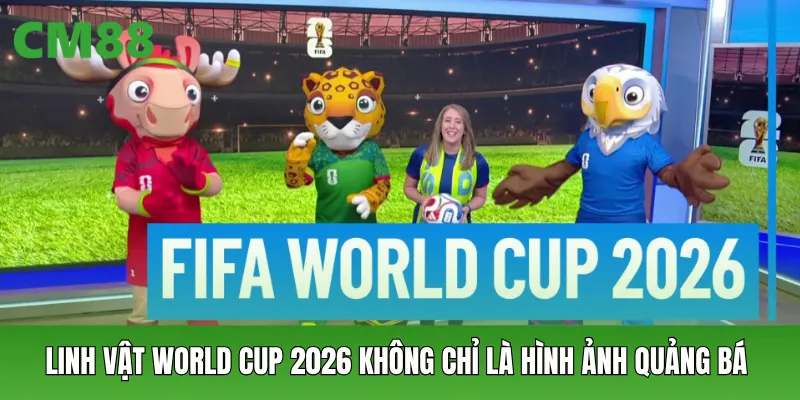 Linh vật World Cup 2026 không chỉ là hình ảnh quảng bá